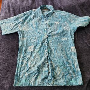 Blue Patterned Men's Shirt Tori Richard